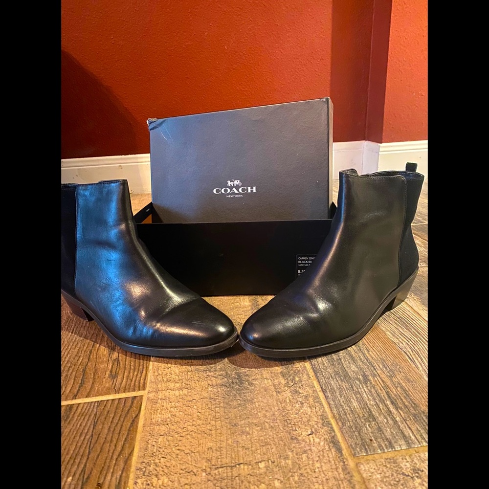 Coach ankle boots 8.5